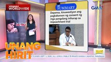 UH Summary - Day 22 ng impeachment trial ni VP Sara | Unang Hirit