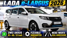2026 Lada e-Largus: Mit bis zu 51 kWh für verschiedene Einsätze