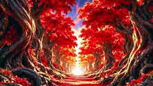 The Crimson Canopy Path.