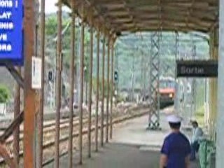 Passage d'un train Téoz à Souillac le 25/07/08