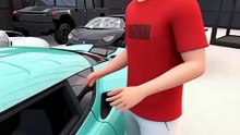 $100,000,000 Car Doors Car challenge #car #video #dollars #mrbeast