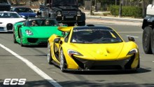 Supercars Accelerating at South OC C&C - F40 'LM', CRAZY Builds, McLaren P1, Widebody 812