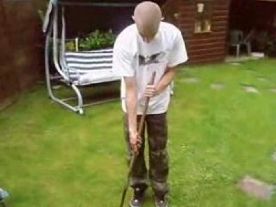 Moi au golf de canard