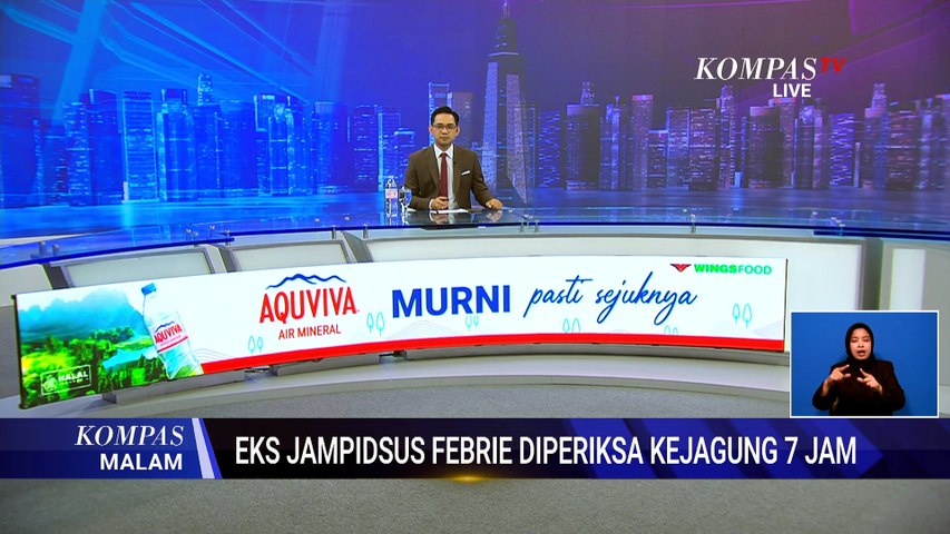 Hampir 7 Jam Diperiksa Kejagung, Eks Jampidsus Febrie Diberi 22 Pertanyaan | KOMPAS MALAM