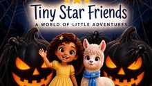 Lumi & Lala’s Halloween Collection Invitation | Tiny Star Friends™