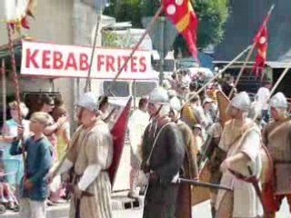 parade viking dans  bricquebec 27/07/2008