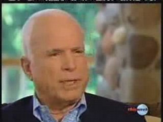 John McCain Saying He Opposes Gay Adoption