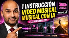 Usé solo un prompt para convertir mi canción en un video musical completo con IA | OiiOii.ai
