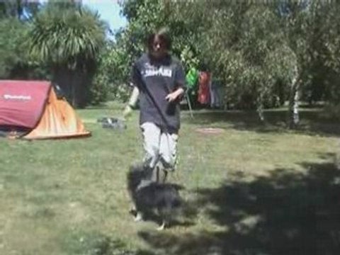 Saut par dessus les jambes