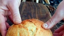 This Bread Bowl Melts Perfectly Over Campfire