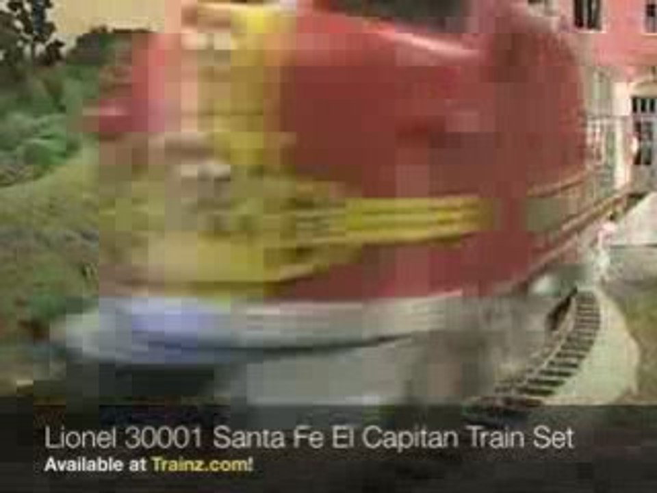 TRAINZ.COM - Lionel 30001 Santa Fe El Capitan Train Set