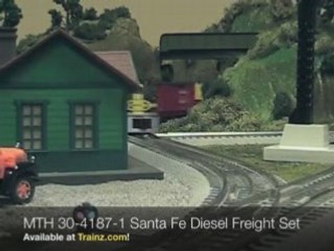 TRAINZ.COM - MTH 30-4187-1 Santa Fe Diesel Freight Train Set