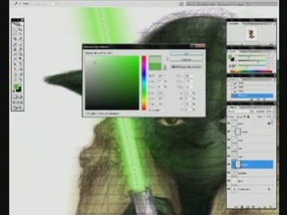 Colorisation sous Photoshop - Yoda - iMo