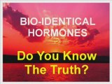 Compounding Pharmacy Expert Explains Bio-Identical Hormones