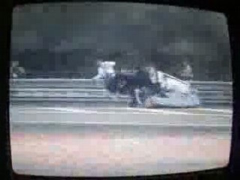 Accident crash Mercedes CLR 24 heures du Mans 1999