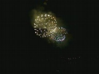 Feu d'artifice Agay 2008