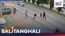 Batang biglang tumakbo sa kalsada, nasagip | Balitanghali