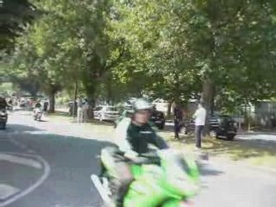 Passage du Tour de France 2008 lors de la dernière étape.