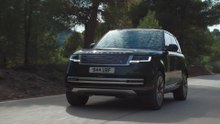Range Rover Electric in Belgravia Green Driving Video