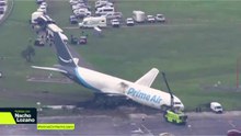 Recuperan la caja negra del avión de carga que provocó la muerte de 5 personas en Florida