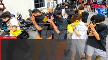 11 lelaki nafi merusuh di hadapan sekolah