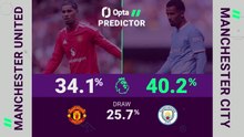 Manchester United v Manchester City - Opta Predictor