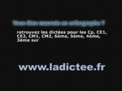 dictee audio de francais gratuite, learn french