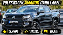 2026 Volkswagen Amarok Dark Label: Schwarzer Look trifft starke V6-Power