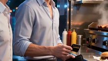 He’s rich enough to own everything, except this one ordinary meal