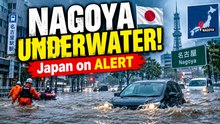 Japan Floods: Nagoya Hit by Record BREAKING Rain, Streets Underwater | World News