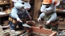 These Tiny Mice Built Their DREAM HOUSE 🐭🏠