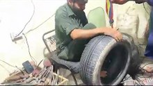 Restoration Of Old Used Tyres Grips