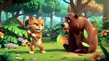 🌳 जंगली बिल्ली और भालू का रहस्यमयी पेड़ | मजेदार कहानी | 🐻🐱 भालू और जंगली बिल्ली की अनोखी तरकीब | Kids Story