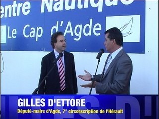 Discours de Luc Chatel au Centre Nautique Cap d'Agde