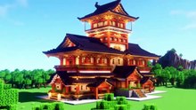 Minecraft: Dragon Palace Tutorial 🐉🏯 | Japanese-Style Castle Build Minecraft: 龙宫城建造教程｜日式城堡建筑 🐉🏯