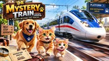The Secret of the Midnight Train 🚂🌙 | A Mysterious Animal Adventure | Animal Vised