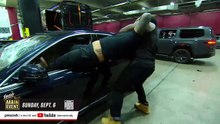 Royce_Keys,_Bronco_Nima_and_Lucien_Price_BRUTALLY_ATTACK_The_Usos_in_the_parking_lot__Raw_highlights(720p)