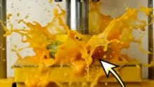 1000 TON Hydraulic Press vs MANGO - Epic Mango Crush Under Tons of Pressure! | Servo Hydraulic Press Test USA