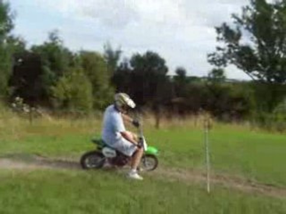 Session sur track privé / Essai KLX