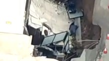 Colapsa la entrada de la mansión de Nicolas Cage en Malibú