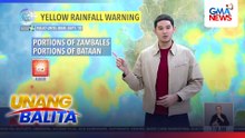 Nakataas ang Yellow Rainfall Warning sa ilang bahagi ng Central Luzon ngayong umaga | Unang Balita
