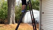 16.5FT Telescoping Ladder – A-Frame & Extension Ladder | 330 LBS Capacity