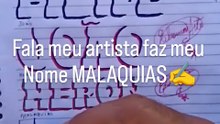 Criando sombras dos nomes dos meus seguidores - MALAQUIAS✍️ #desenhos #art