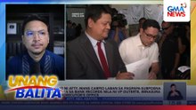 Panayam kay Atty. Neil Abayon, spokesperson ni Atty. Mans Carpio (September 10, 2026)  | Unang Balita