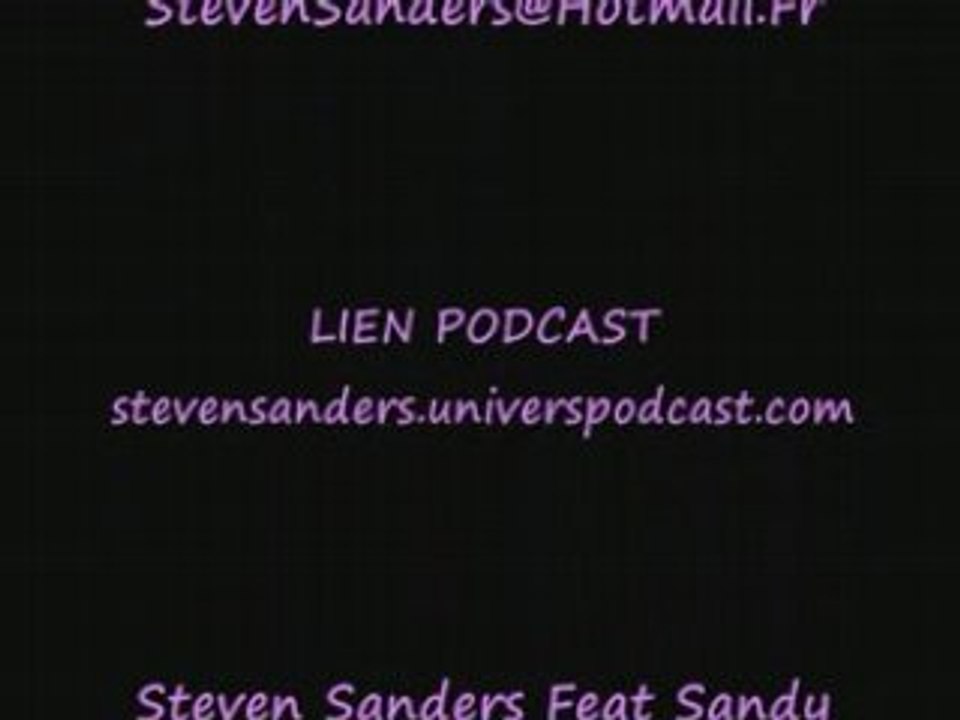 Steven Sanders Podcast