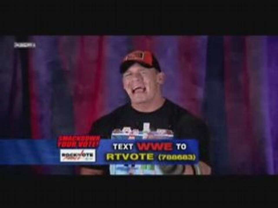 Smackdown Your Vote - John Cena PROMO