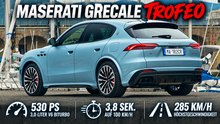 Maserati Grecale Trofeo in Grigion Lamiera Shiny – V6-Power im SUV