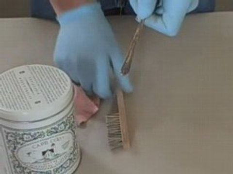 Polishing Silverware using Cape Cod Polishing Cloths