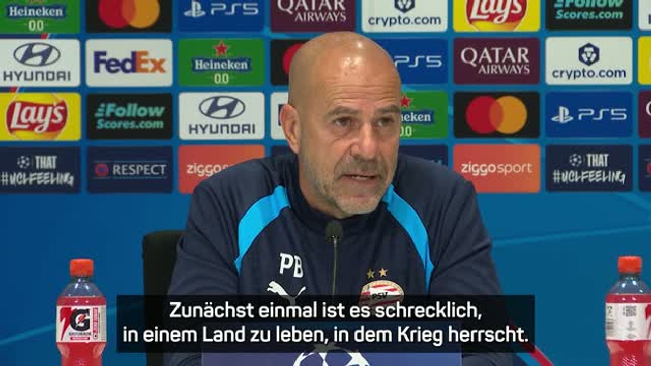 Bosz zu shakhtar: "schrecklich, im krieg zu leben"