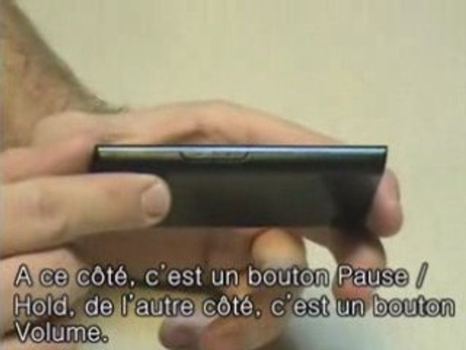 Je vais parler de Samsung baladeur MP3, YP-P2!